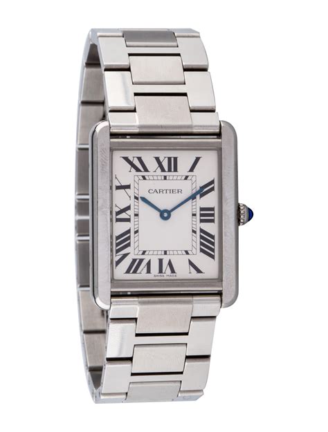 tank solo cartier price|cartier tank solo large model.